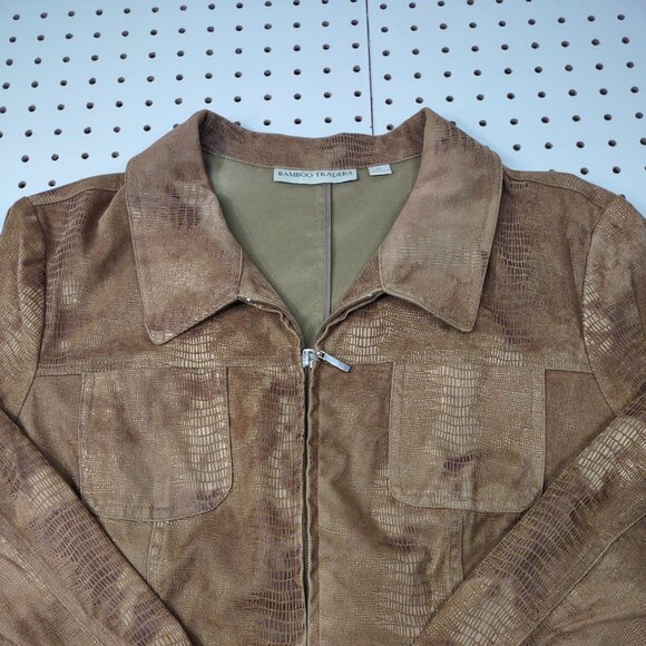 Bamboo Traders Snakeskin Jacket, Size XL - Picture 7 of 8